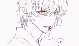 画漫画男子,风采独树一帜